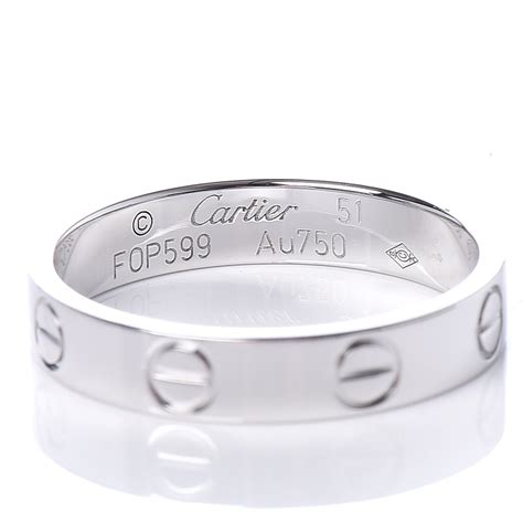 cartier ring white gold|white gold cartier wedding band.